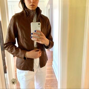 Leather jacket Marc New Youk